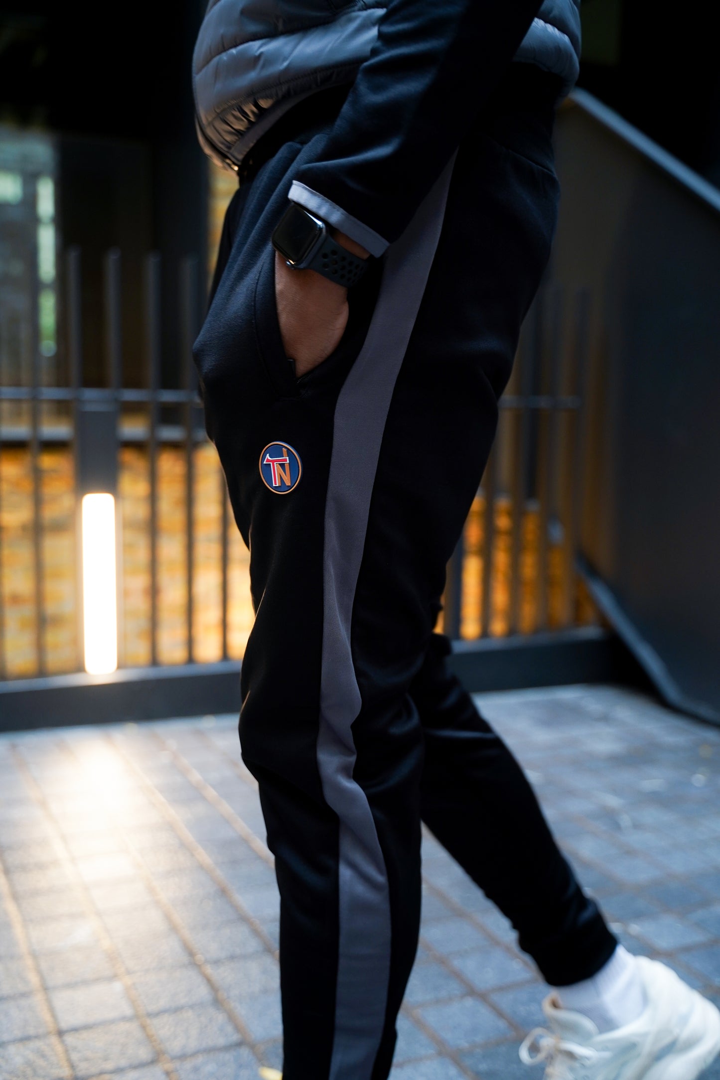 Atlanta Tracksuit - Black / Grey Pewter