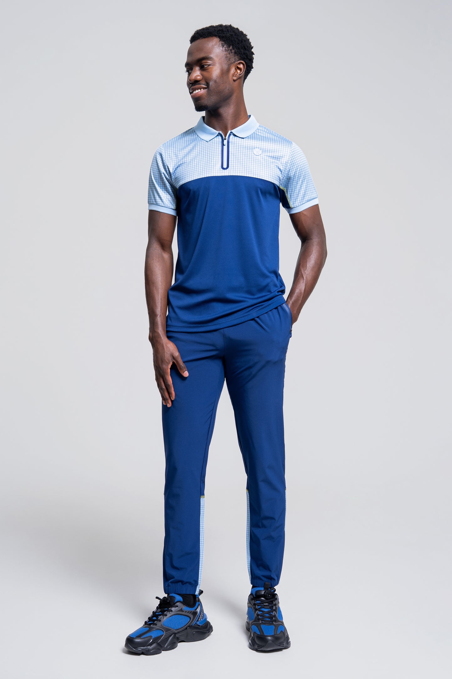 Damage Jogger Set Bleu Galouise