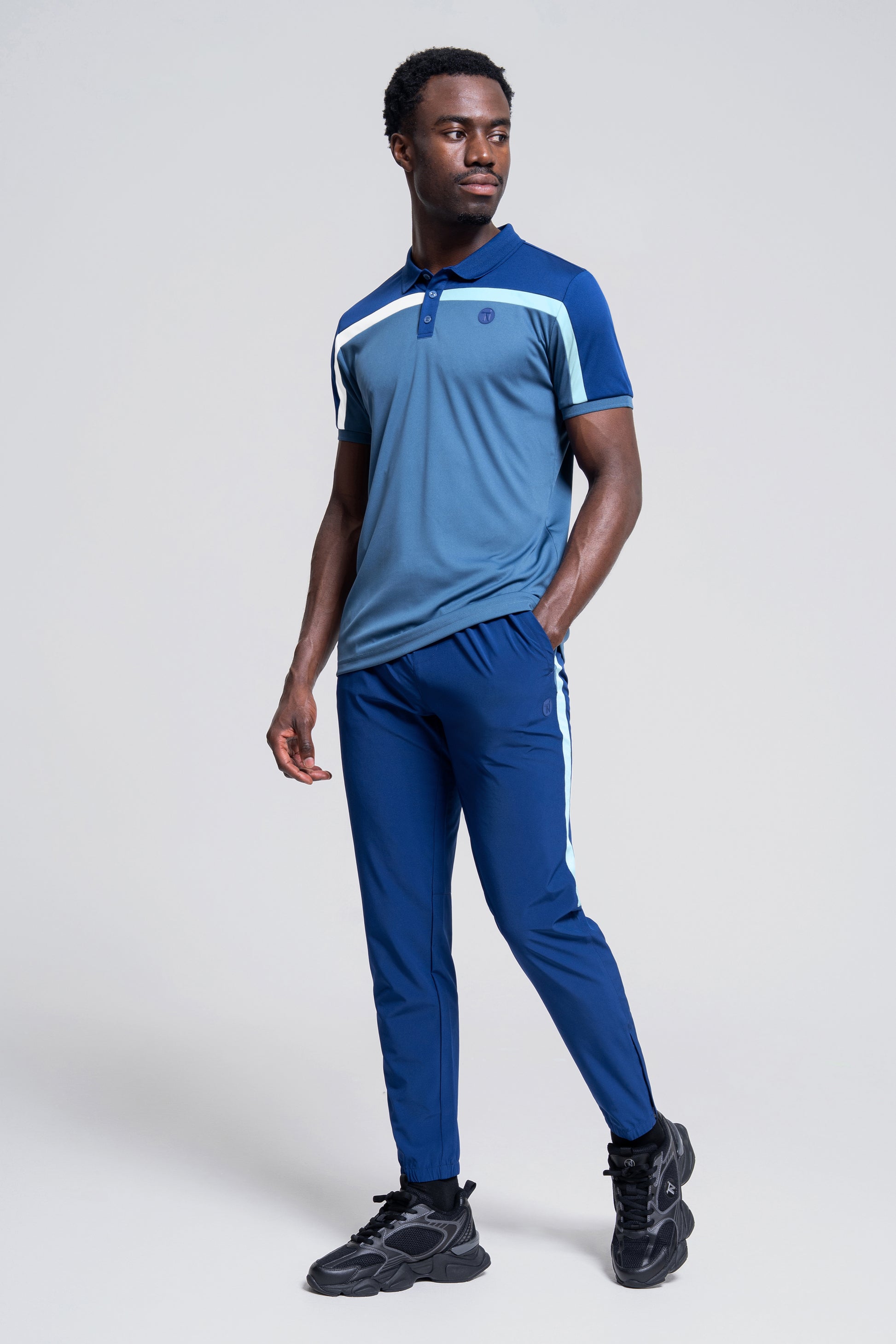 Split Jogger Set Real Teal