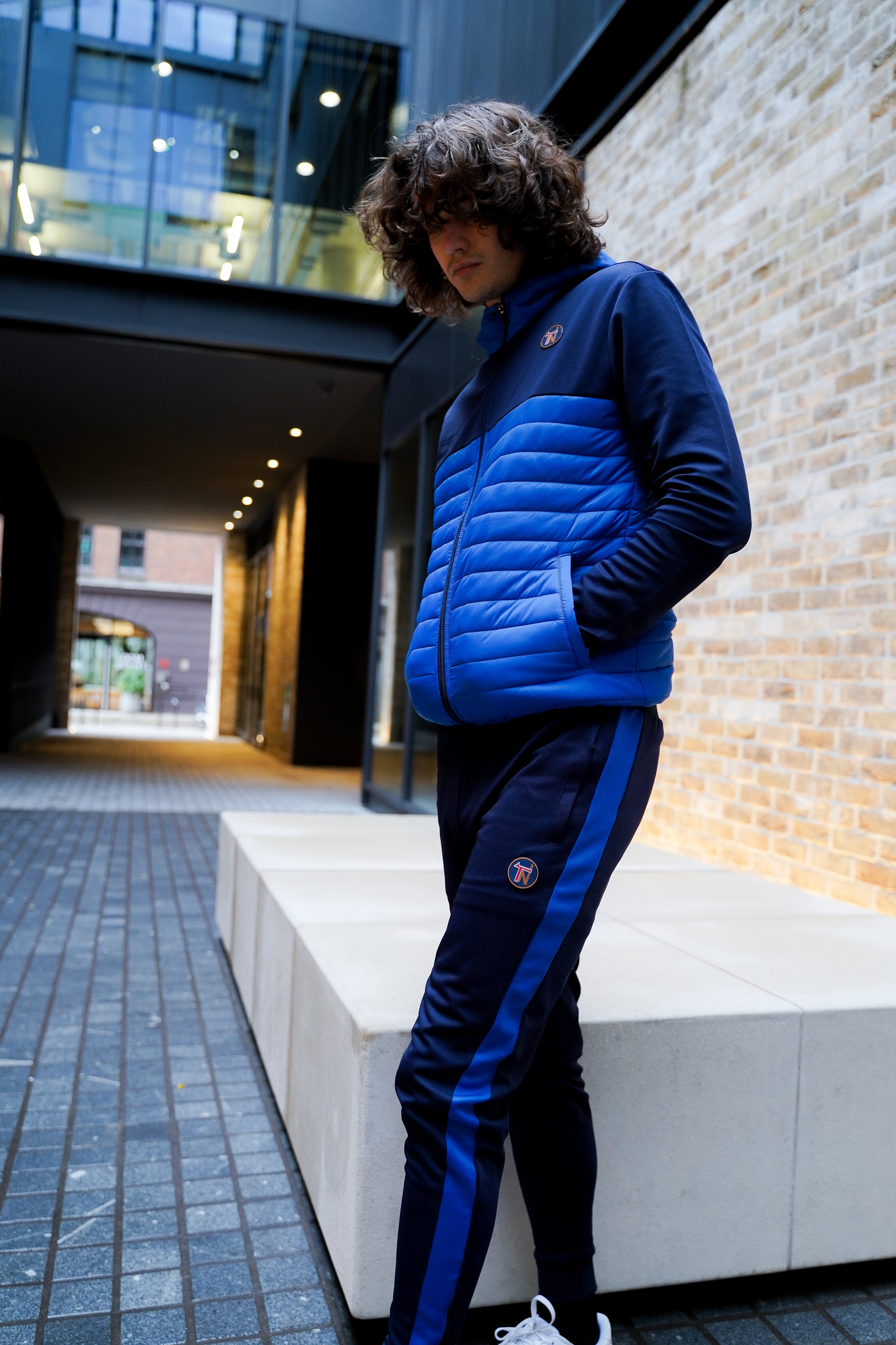 Atlanta Tracksuit - Navy / Skydiver Blue