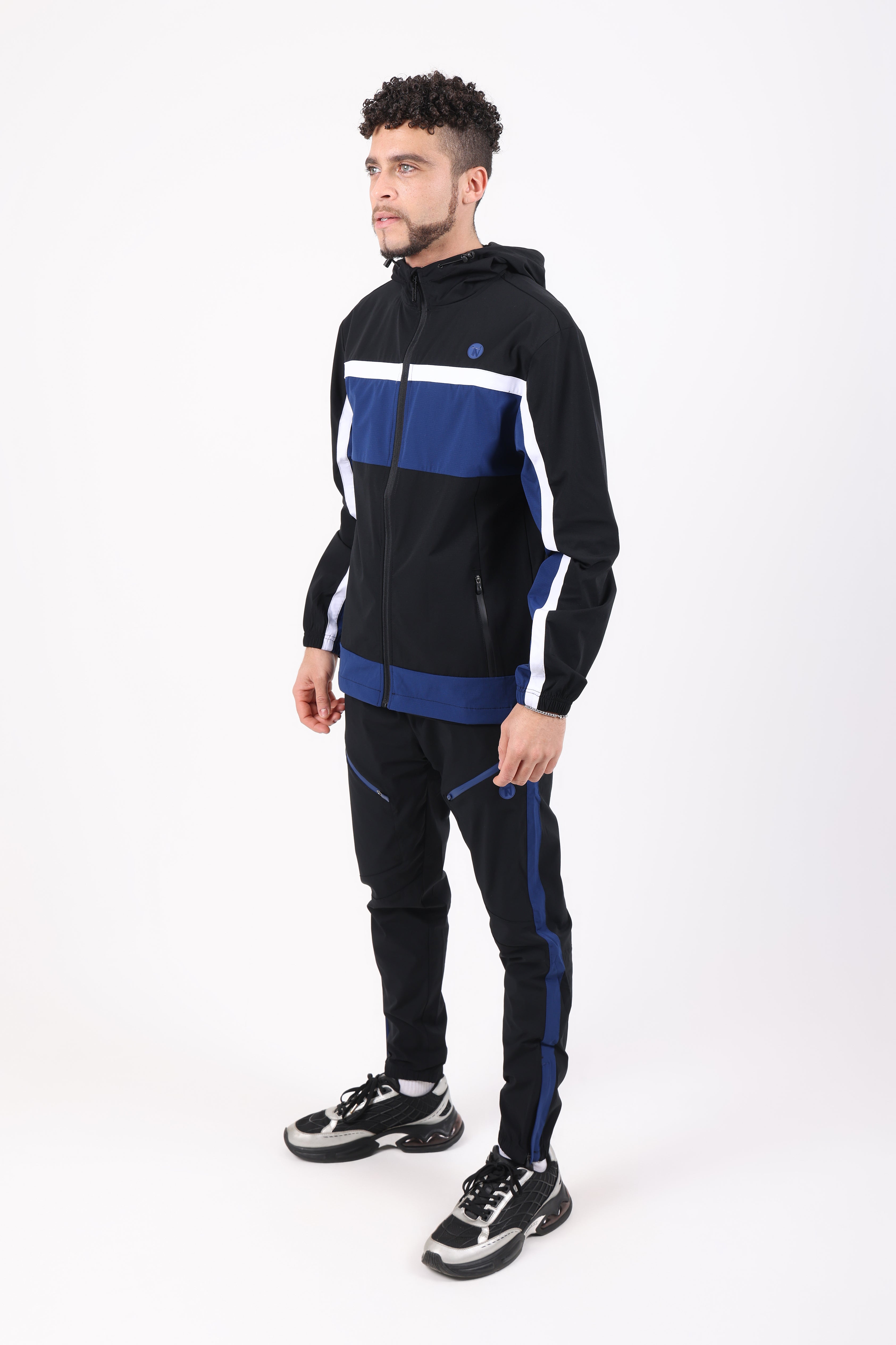 Shock 3-Piece Tracksuit – Men's Ripstop Nylon Tracksuit Set | Tino Sport