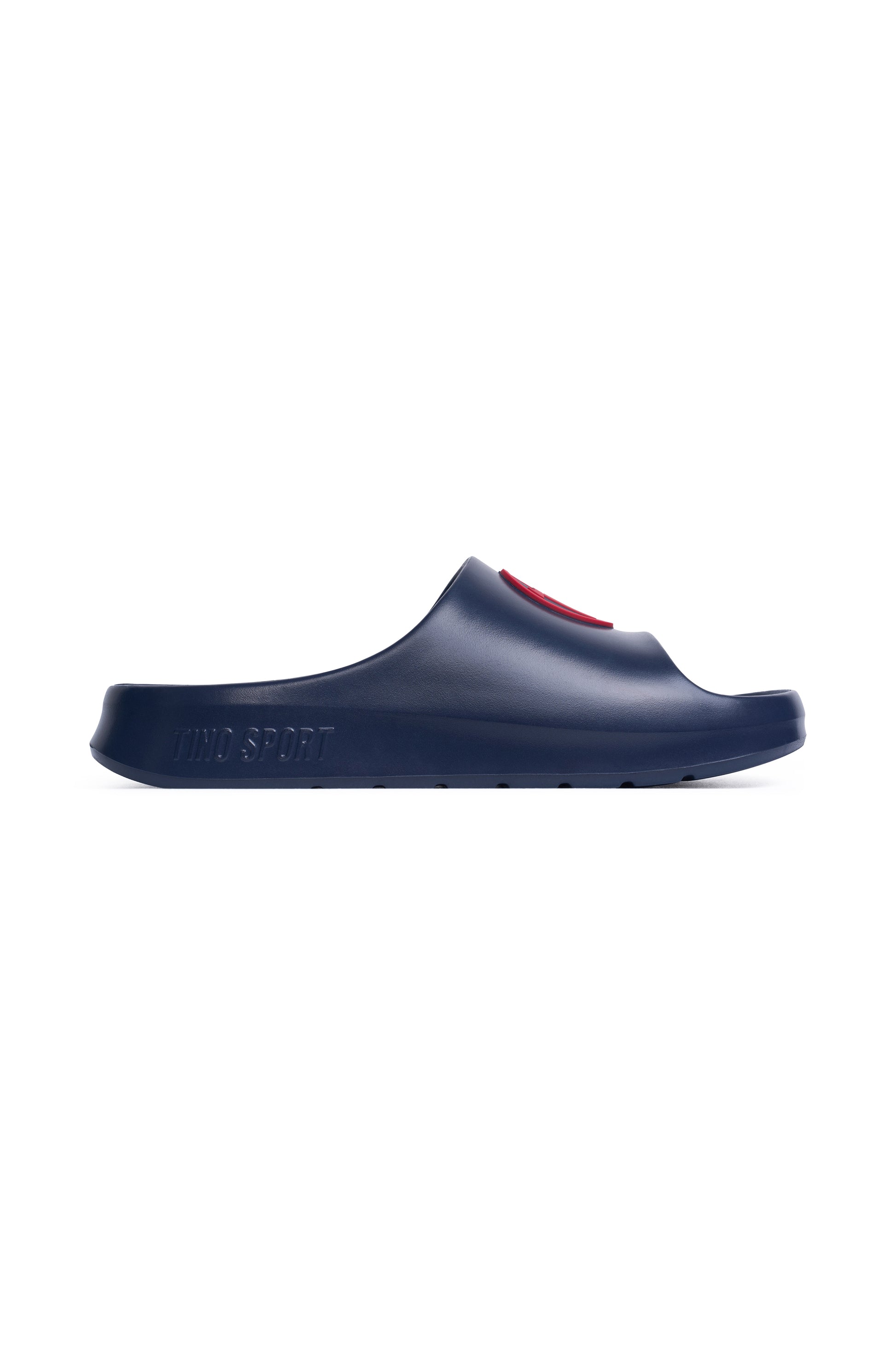 Breeze Sliders - Dark Navy / Red