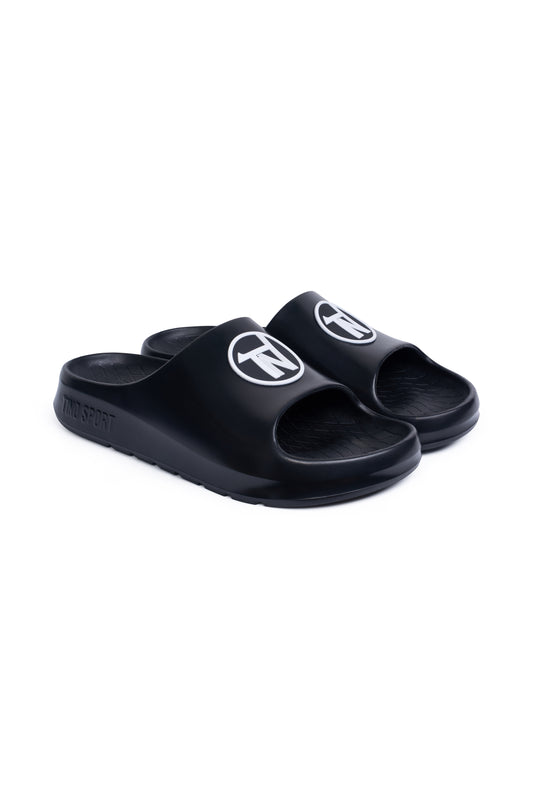 Breeze Sliders - Black / White Black