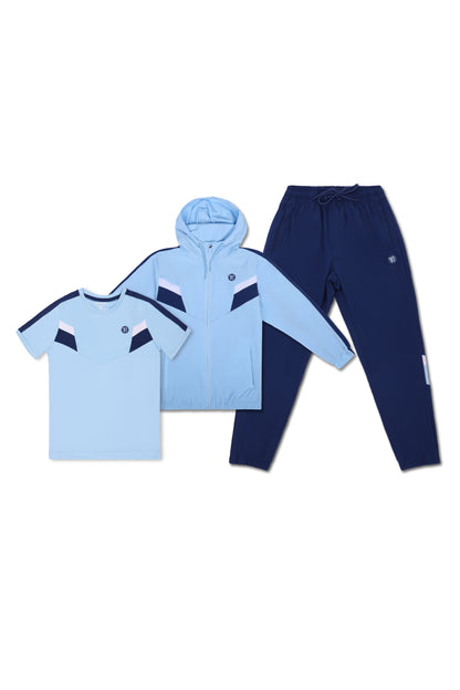 VIP Junior 3-Piece Tracksuit Airy Blue
