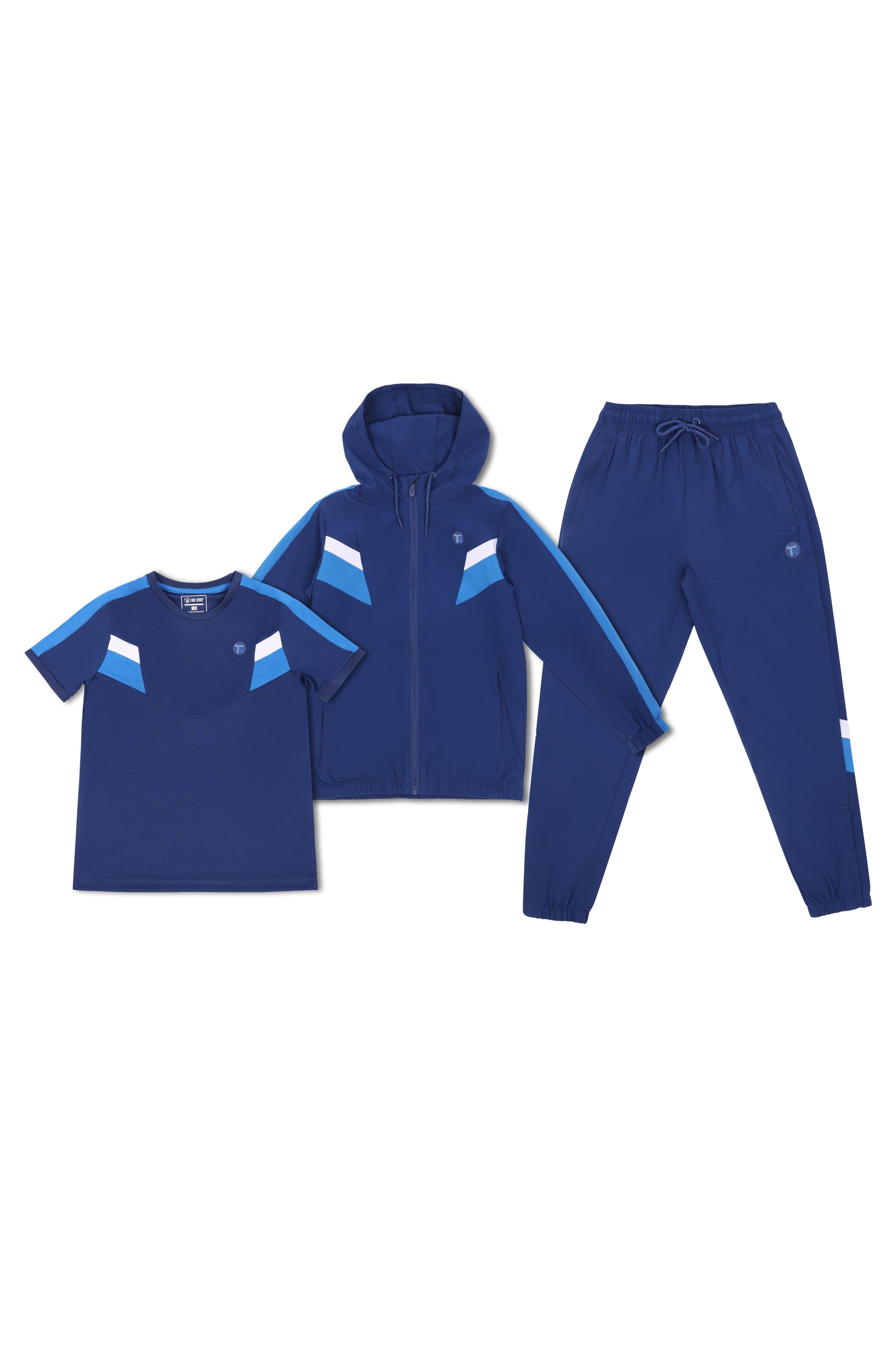 VIP Junior 3-Piece Tracksuit Bleu Galouise